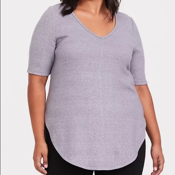 torrid Tops - Torrid Grey Tunic Tee Size 4X